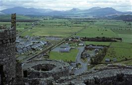 View northwards from Harlech Castle