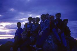 The group at the top of Dun Caan