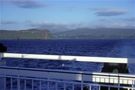 View back to Skye on the crossing to the Outer Hebrides