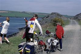The Camel Trail cycle path from Padstow to Wadebridge