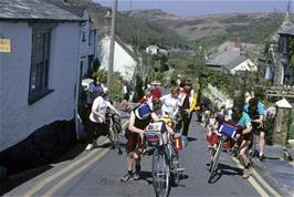 Climbing out of Boscastle