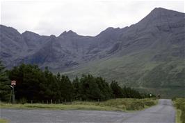 Views of the Cuillin mountains on Skye, from near Glenbrittle YH