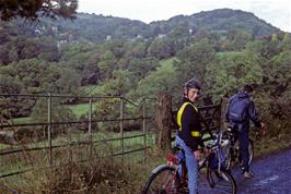 Luke Hatherly and John Stuart on the approach to Lustleigh