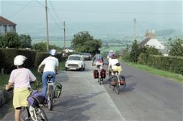 Riding through Crickham, on the final approach to Cheddar [Remastered scan, June 2019]
