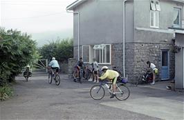 Preparing to leave Cheddar youth hostel on Saturday morning [Remastered scan, June 2019]