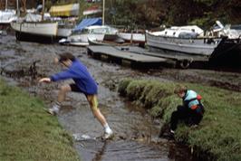Neil fails to jump the stream at Old Mill Creek [Remastered scan, June 2019]