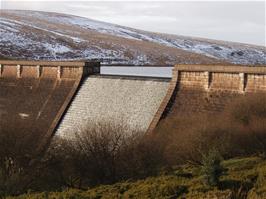 The Avon Dam, overflowing today