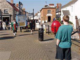 Oliver watches Watchet's town crier