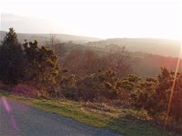 Fabulous sunset on the way to Cloutsham in the heart of Exmoor