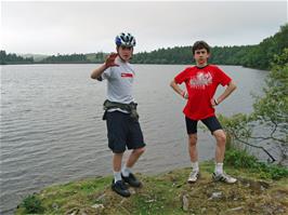 Joe and Keir at Venford Reservoir