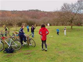 There's plenty of space at Spitchwick for Frisbee games