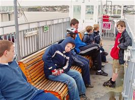 Crossing the River Tamar on the Torpoint ferry