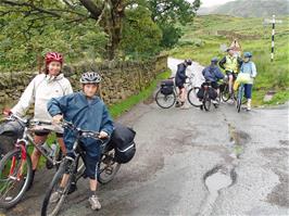 The start of the road to Wrynose and Hardknott - matching our 1991 photo