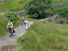 The final section of bridleway to High Tilberthwaite