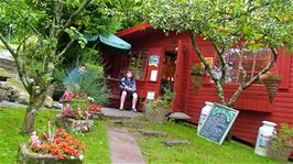 Refreshments in the Camel Trail Tea Garden, 1.8 miles from Bodmin