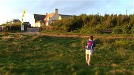 Treyarnon Bay Youth Hostel in the evening sunshine