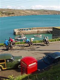 Coverack harbour, 0.3 miles from the hostel