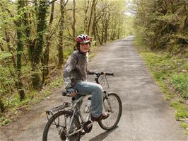 Zac on the Plym Valley Cycleway