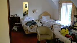 Our room, 25, at the Bath Hotel, located quite a long way from the dining room