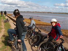 The Exe Estuary at the start of the path near Powderham