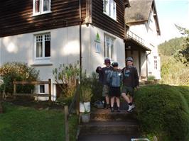 The group outside Minehead YH