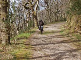 Zac on the coast path to Woody Bay