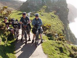 Starting the final coast path of the day, from Valley of the Rocks to Lynton