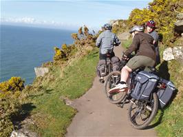 The coast path from Valley of the Rocks to Lynton