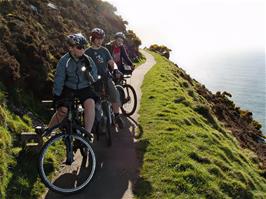 The coast path from Valley of the Rocks to Lynton