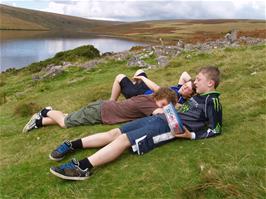 Relaxing by the reservoir