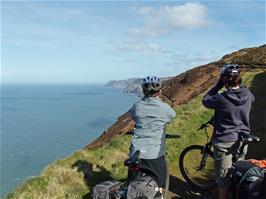 Fabulous views on the coast path to Woody Bay