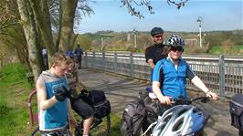 A short pause at Avon Riverside Station, on the Bristol and Bath Railway Path