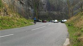 Finishing a great day with the down hill ride through Cheddar Gorge