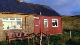 The sun sets on Raasay Youth Hostel, one of the most stunning locations ever devised for a hostel