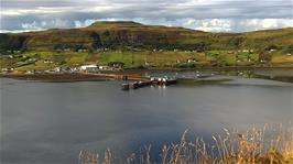 Approaching the Uig ferry terminal