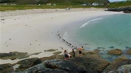 The main section of Achmelvich Beach