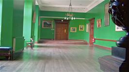 The Upper Gallery on the first floor of Carbisdale Castle Youth Hostel