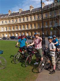 The group at The Circus, Bath