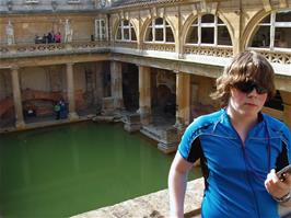 Ashley at the Roman Baths, Bath