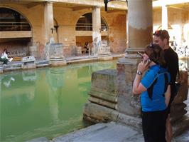 Ash and Tao by the Roman Baths, Bath