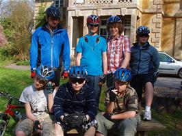 The group at Bath Youth Hostel