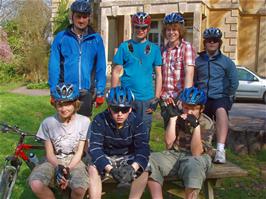 The group outside Bath YH