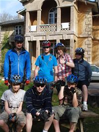 The group at Bath Youth Hostel