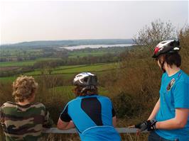 View to Chew Valley lake from Hinton Blewitt