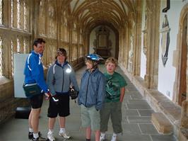 Hogwarts-like corridors in Wells Cathedral