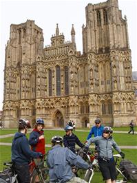 The group at Wells Cathedral