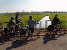 Nythe Road crosses King's Sedgemoor Drain on the Somerset Levels