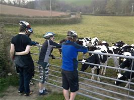 A warm welcome awaited us at the end of Beaston Track