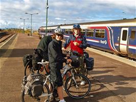 The group at Mallaig station