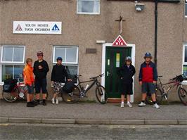 The group outside Ullapool YH